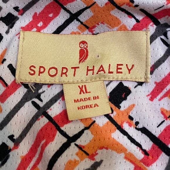 Sport Haley Activewear Abstract Lines Sleeveless Mock Necklines Dress Sz XL - Picture 7 of 9